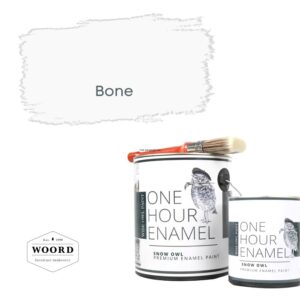 Ακρυλικό σμάλτο νερού ταχείας στέγνωσης με ενσωματωμένο βερνίκι – Soft Gray | Bone – Wise Owl Paint