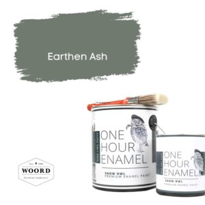 Ακρυλικό σμάλτο νερού ταχείας στέγνωσης με ενσωματωμένο βερνίκι – Gray Green | Earthen Ash – Wise Owl Paint