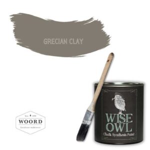 Οικολογικό χρώμα κιμωλίας με άργιλο - Warm Gray | Grecian Clay – Wise Owl Paint