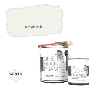 Ακρυλικό σμάλτο νερού ταχείας στέγνωσης με ενσωματωμένο βερνίκι – Off-white | Kashmir – Wise Owl Paint