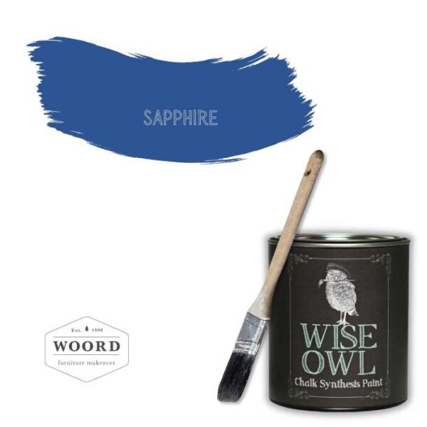Οικολογικό χρώμα κιμωλίας με άργιλο – Blue Cobalt | Sapphire – Wise Owl Paint
