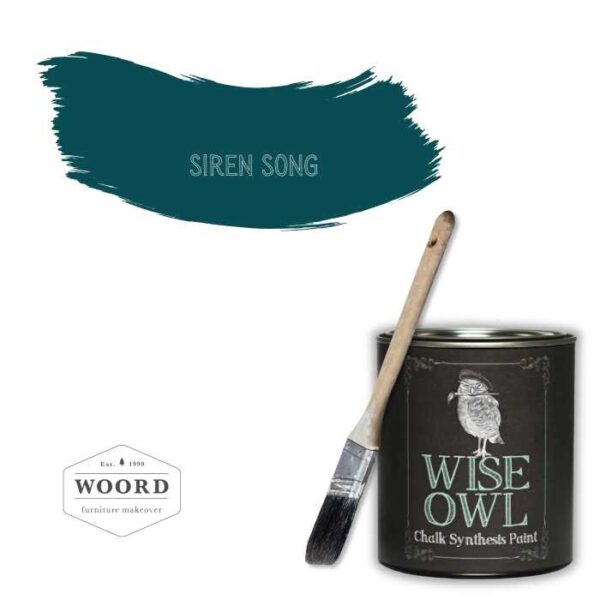 Οικολογικό χρώμα κιμωλίας με άργιλο - Green/Blue | Siren Song – Wise Owl Paint