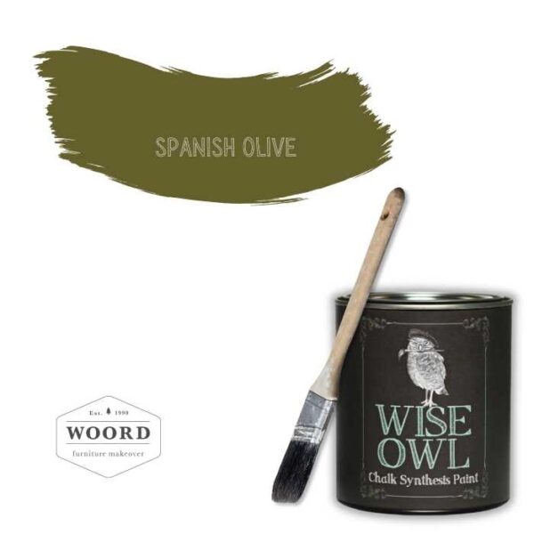 Οικολογικό χρώμα κιμωλίας με άργιλο – Olive Green | Spanish Olive – Wise Owl Paint