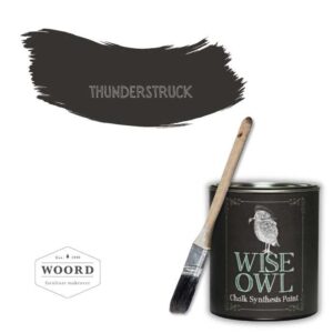 Οικολογικό χρώμα κιμωλίας με άργιλο - Dark Gray | Thunderstruck (new) – Wise Owl Paint
