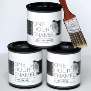 Ακρυλικό Βερνίκι Νερού με Σμάλτο Ταχείας Στέγνωσης - One Hour Enamel Clear - Wise Owl Paint