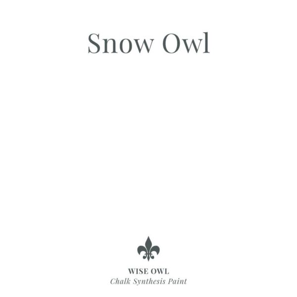 Οικολογικό χρώμα κιμωλίας με άργιλο - White | Snow Owl – Wise Owl Paint