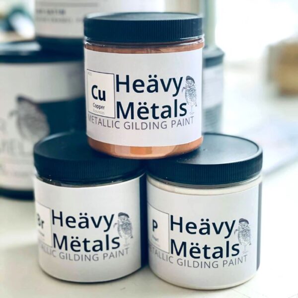 Μεταλλικό Χρώμα I Heavy Metals Metallic Gilding Paint I Wise Owl Paint