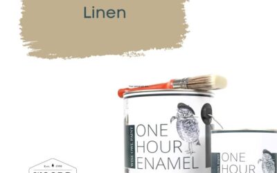 “ΝΕΟ” Ακρυλικό σμάλτο νερού ταχείας στέγνωσης με ενσωματωμένο βερνίκι –  Beige | Linen – Wise Owl Paint