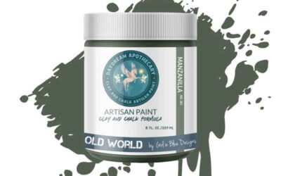 “NEW” Eco-friendly clay and chalk paint – Manzanilla | Old World by Girl In Blue Designs– Daydream Apothecary Paint