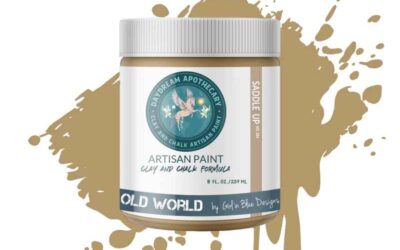 “NEW” Eco-friendly clay and chalk paint – Saddle Up | Old World by Girl In Blue Designs– Daydream Apothecary Paint